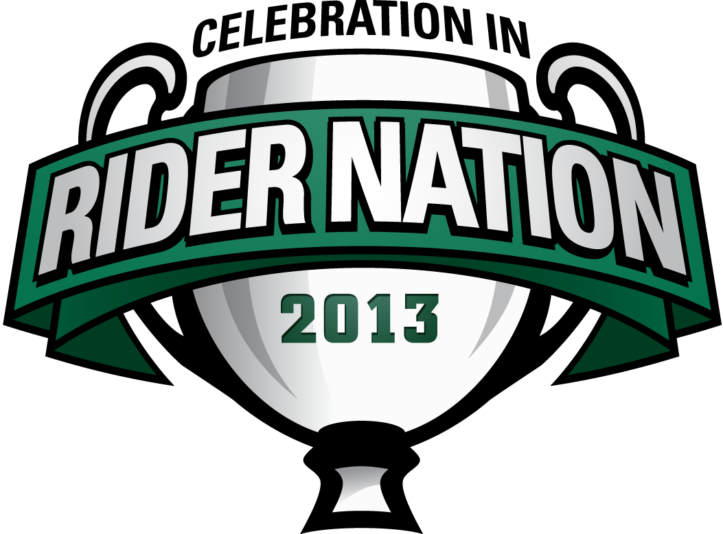 Saskatchewan Roughriders 2013 Champion Logo vinyl decal